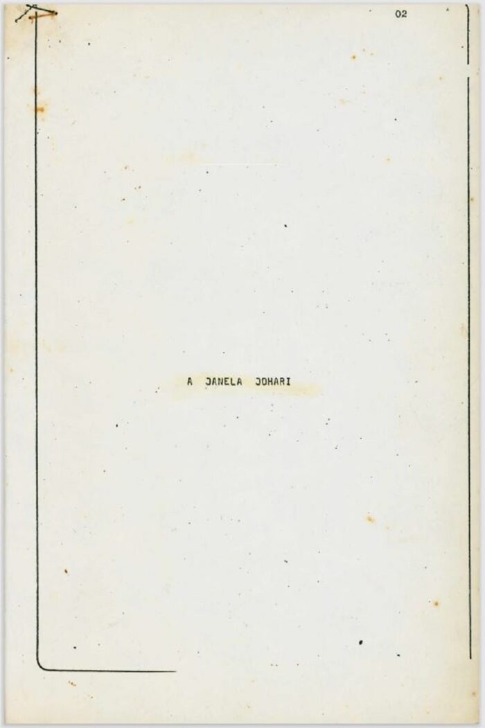 A JANELA JOHARI