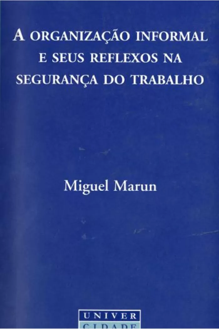 REFLEXÕES SOBRE A ORGANIZAÇÃO INFORMAL E SEUS REFLEXOS NA SEGURANÇA DO TRABALHO