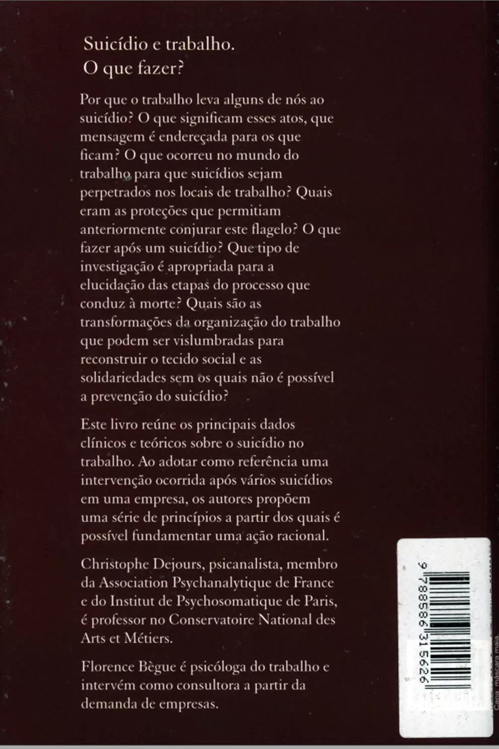 SUICÍDIO E TRABALHO: O que fazer? - Imagem 2