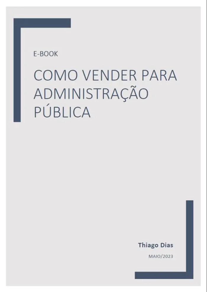 Capa-Como vender para Administração Pública