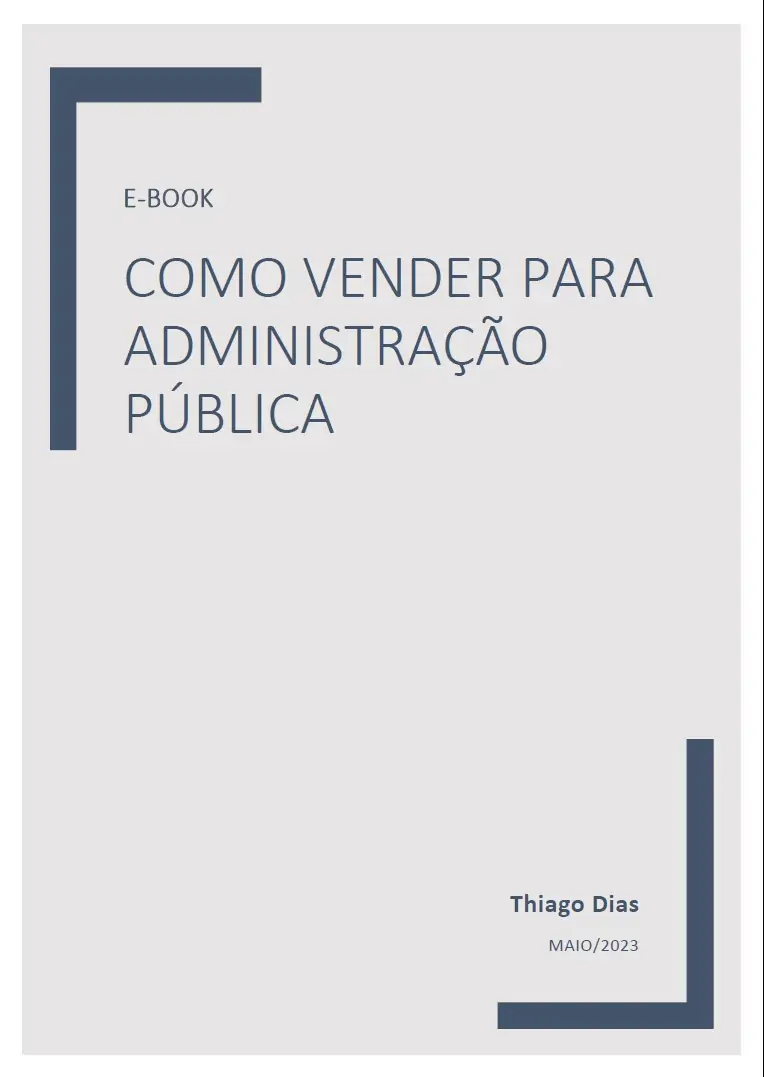 Capa-Como vender para Administração Pública