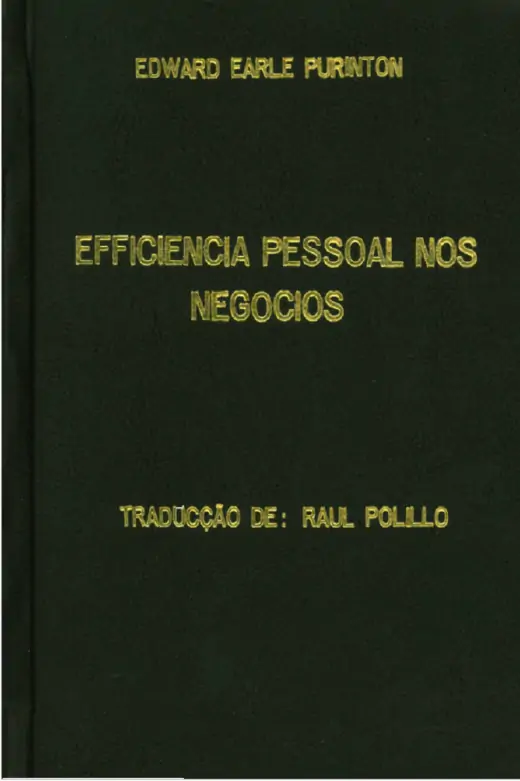 EFFICIENCIA PESSOAL NOS NEGOCIOS